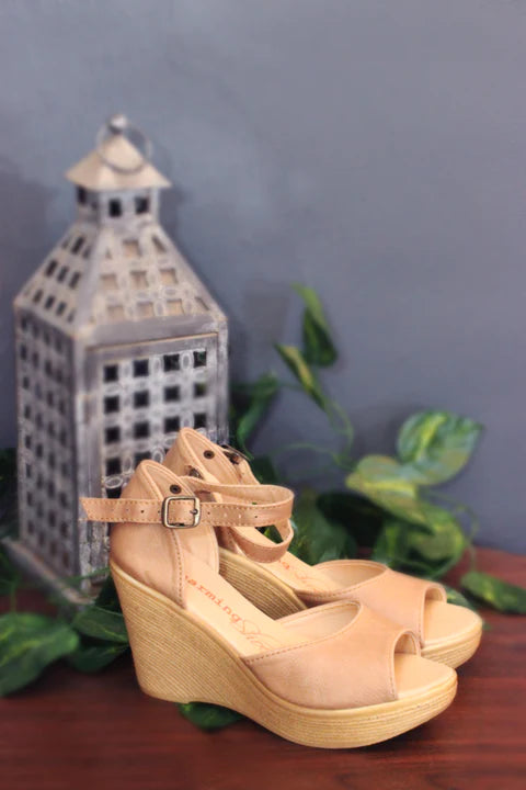 Girls deals nude wedges