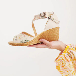 Pink Peonie Open Wedge