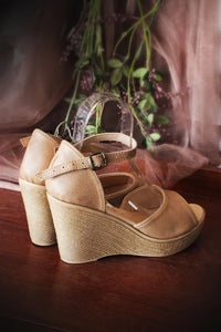 Nude Jenna Wedge Open Toe